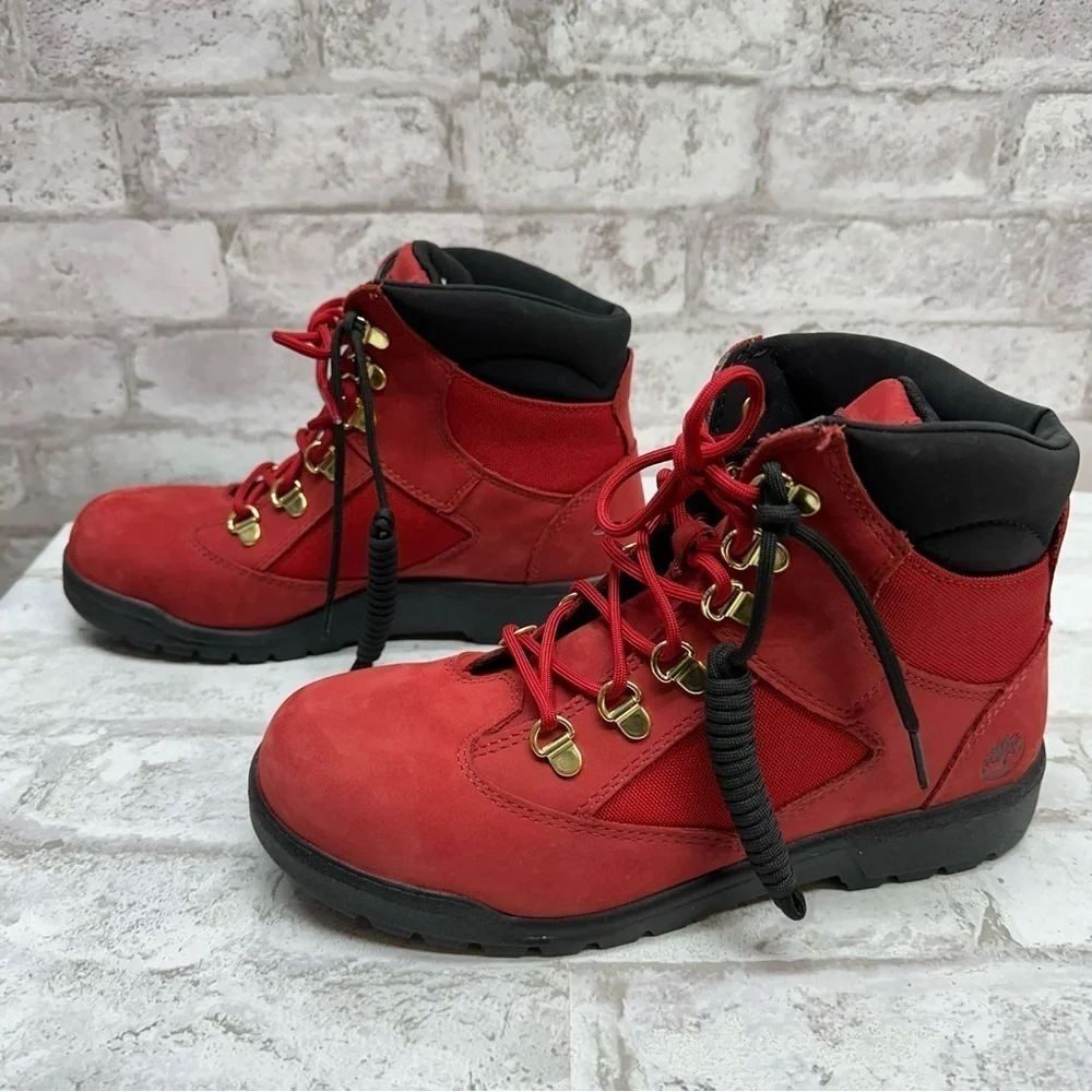 Timberland red nubuck